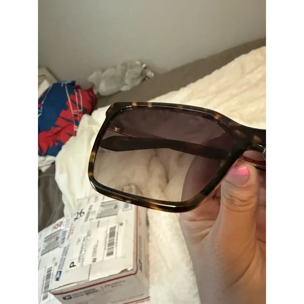 QUAY Level Up Remixed Tortoise Square Sunglasses Brown